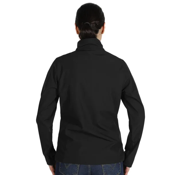 RALLY WOMEN Women's softshell jacket - EXPLODE Black