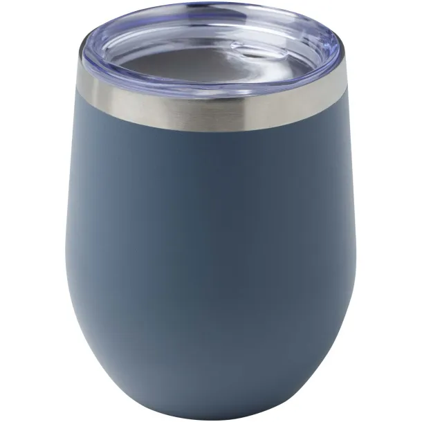 Corzo šalica od RCS certificiranog recikliranog nehrđajućeg čelika s bakrenom vakuumskom izolacijom, 350 ml Hale Blue