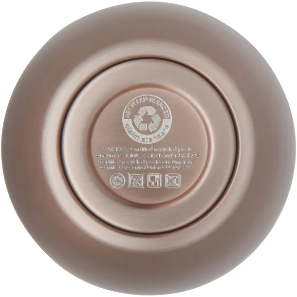 Corzo šalica od RCS certificiranog recikliranog nehrđajućeg čelika s bakrenom vakuumskom izolacijom, 350 ml Bronze
