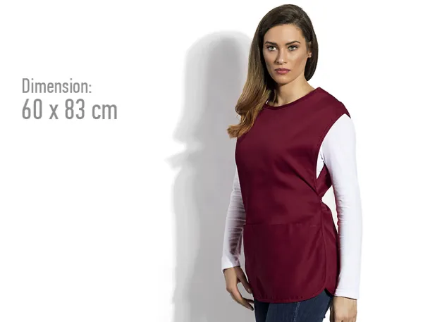 GARSON pullover apron - EXPLODE Burgundy