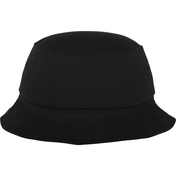  Flexfit Cotton Twill Bucket Hat - Flexfit Black