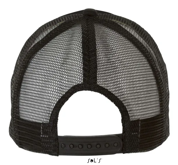  SOL'S BUBBLE - FIVE PANEL MESH CAP - SOL'S Black