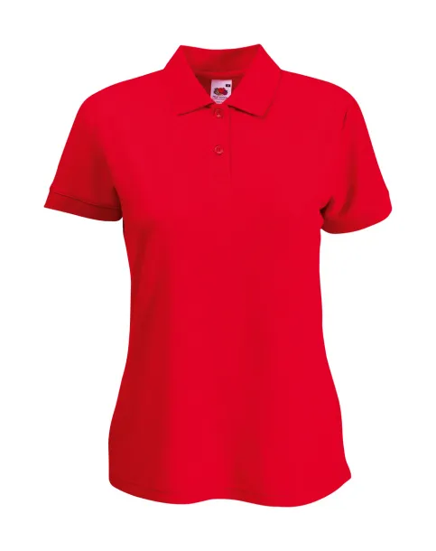 65/35 ladies polo shirt Red