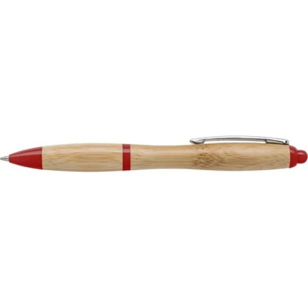 Bamboo ball pen Crvena