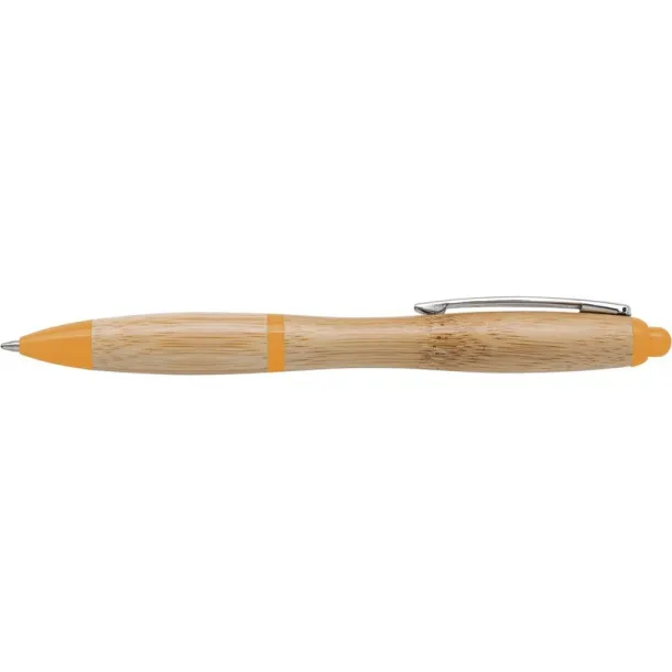  Bamboo ball pen orange