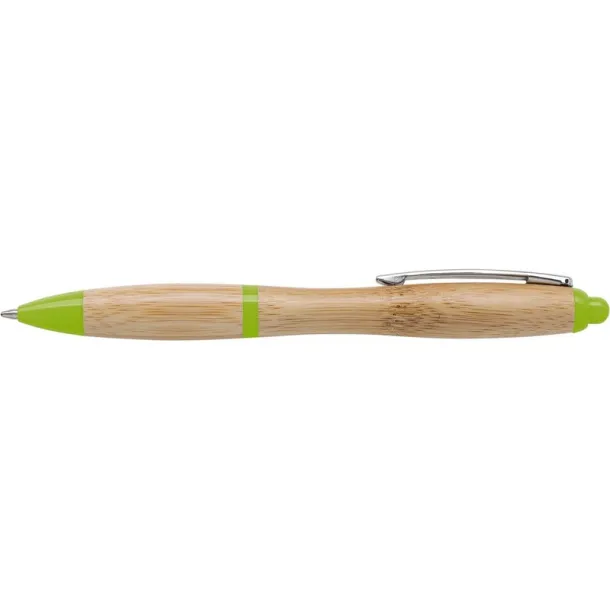  Bamboo ball pen lime green