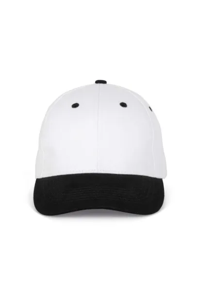  6 PANELS COTTON CAP - K-UP White Black