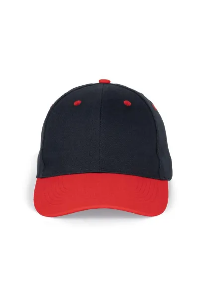  6 PANELS COTTON CAP - K-UP Navy Red
