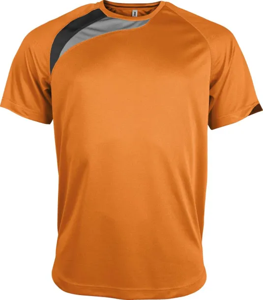  KIDS' SHORT-SLEEVED JERSEY - Proact Orange Black