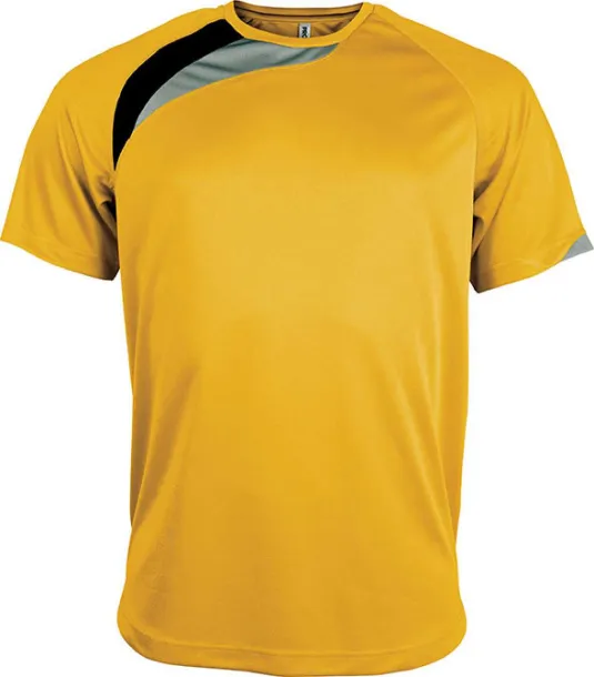  KIDS' SHORT-SLEEVED JERSEY - Proact Sporty Yellow Black