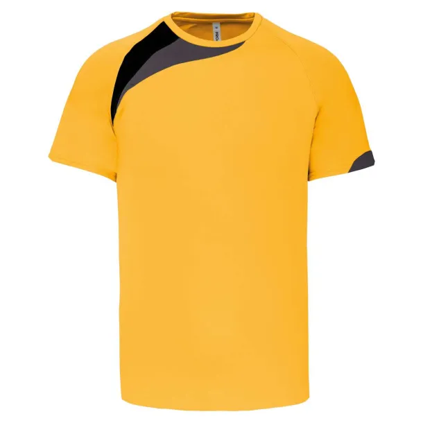  KIDS' SHORT-SLEEVED JERSEY - Proact Sporty Yellow Black