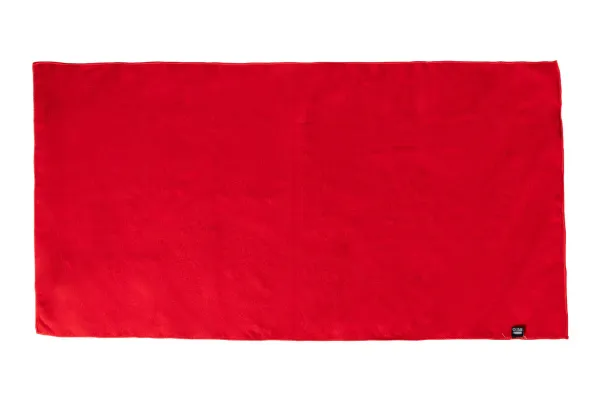Primal RPET ručnik, 160 g/m². Crvena