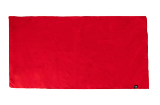 Primal RPET ručnik, 160 g/m². Crvena