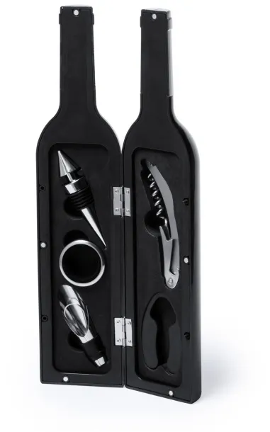 Quantium wine set Black