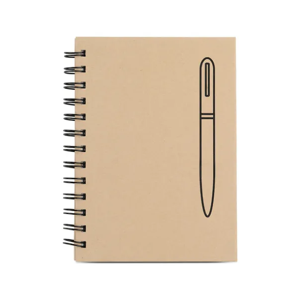 ATTRACT notebook with magnet Beige