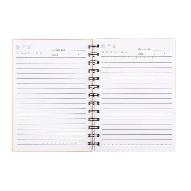 ATTRACT notebook with magnet Beige