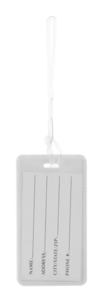 Washington luggage tag White