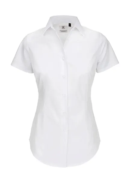  Black Tie SSL/women Poplin Shirt - B&C Bijela