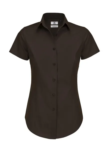  Black Tie SSL/women Poplin Shirt - B&C Coffee Bean