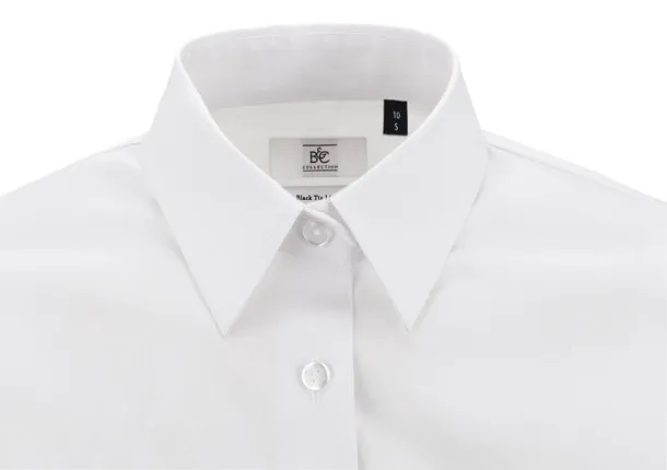  Black Tie SSL/women Poplin Shirt - B&C