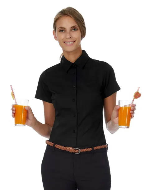  Black Tie SSL/women Poplin Shirt - B&C