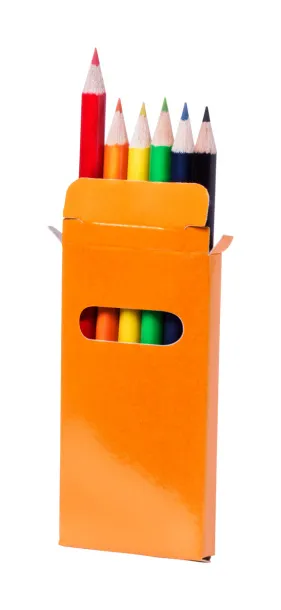 Garten 6 pc pencil set Orange