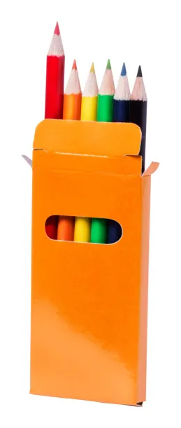 Garten 6 pc pencil set Orange