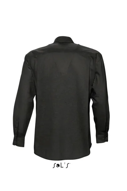 SOL'S BOSTON LONG SLEEVE OXFORD MEN'S SHIRT - SOL'S Black