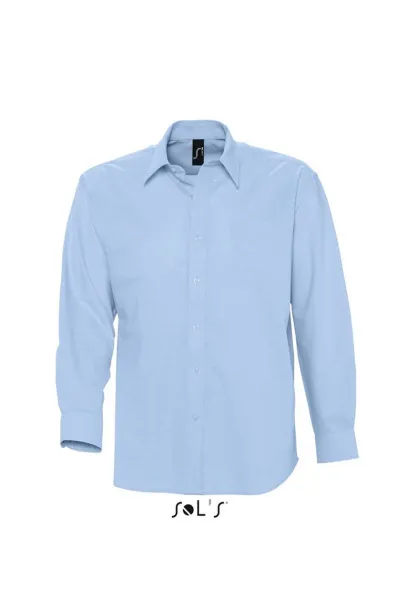 SOL'S BOSTON LONG SLEEVE OXFORD MEN'S SHIRT - SOL'S Sky blue