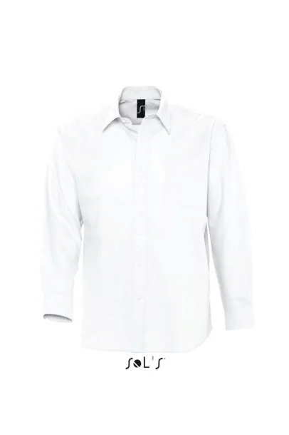 SOL'S BOSTON LONG SLEEVE OXFORD MEN'S SHIRT - SOL'S White