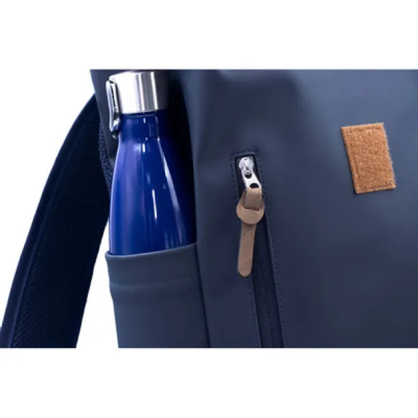 Chike Water resistant laptop backpack 15,6" B'RIGHT Mornarski plava