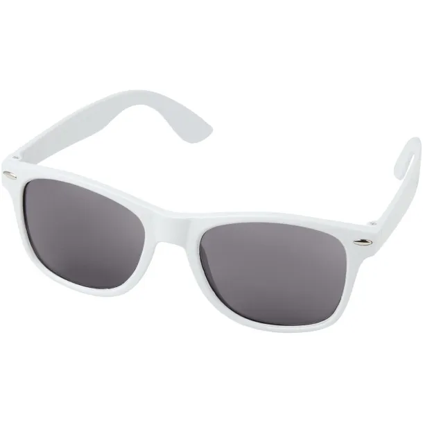 Sun Ray rPET sunglasses - Unbranded White