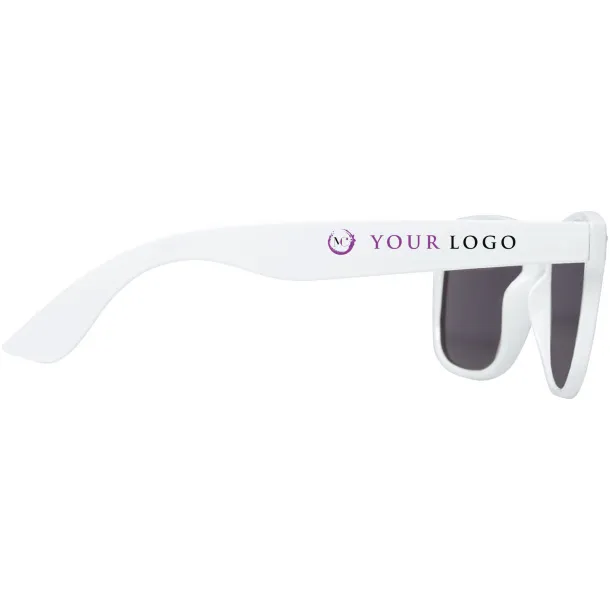 Sun Ray rPET sunglasses - Unbranded White