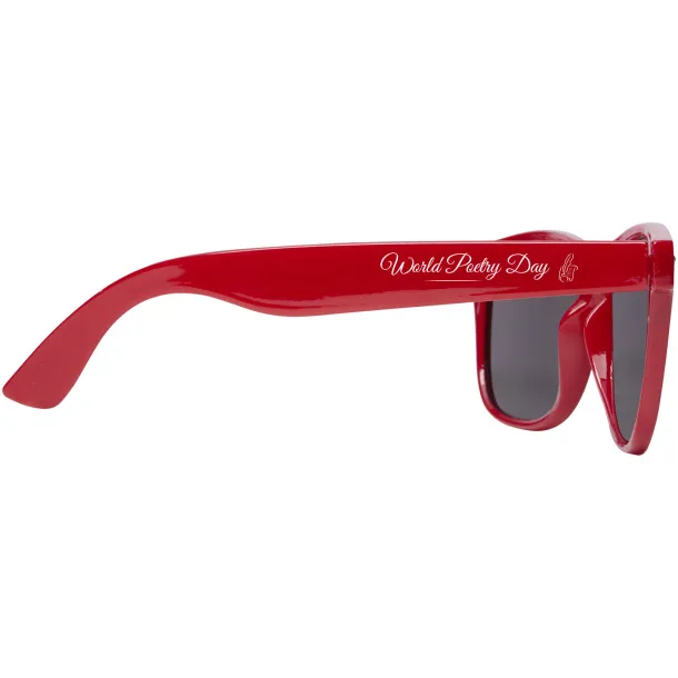 Sun Ray rPET sunglasses - Unbranded Red