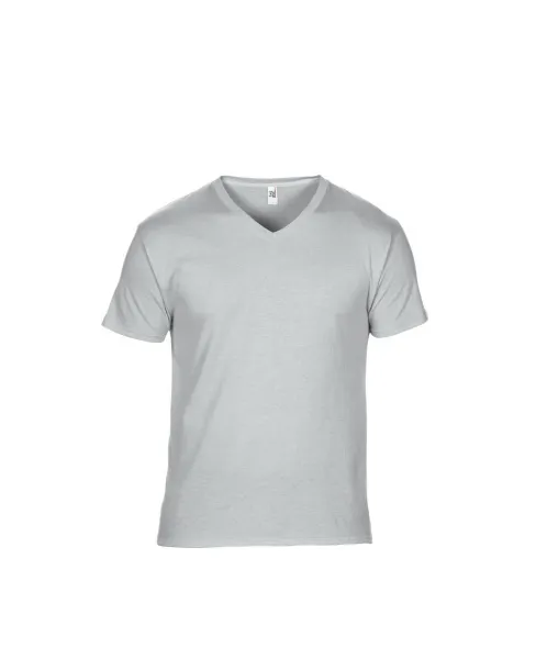 ADULT FEATHERWEIGHT V-NECK TEE - Anvil Silver