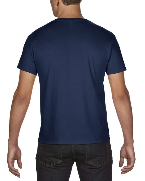  ADULT FEATHERWEIGHT V-NECK TEE - Anvil Navy