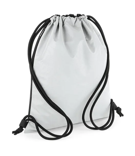  Reflective Gymsac - Bagbase Silver Reflective