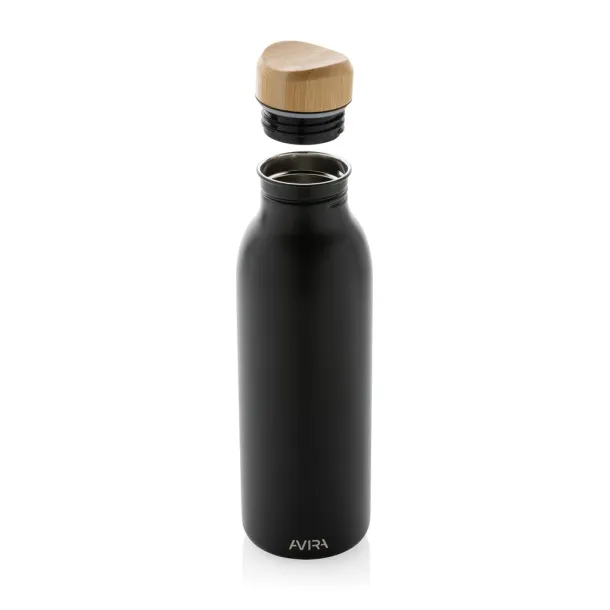  Avira Alcor RCS Re-steel single wall water bottle 600 ML - Avira Black 