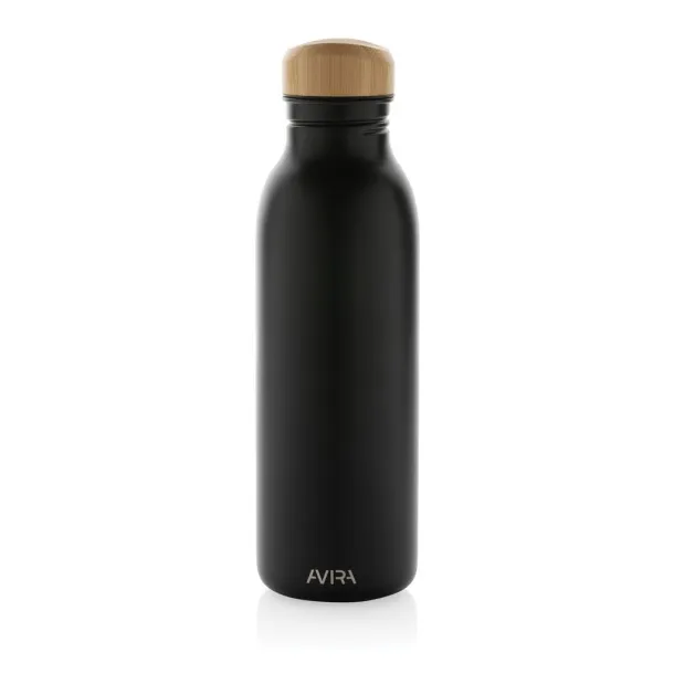  Avira Alcor RCS Re-steel single wall water bottle 600 ML - Avira Black 