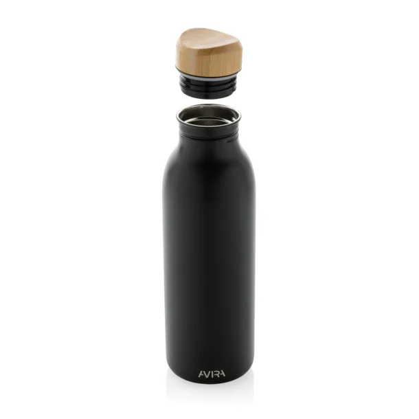  Avira Alcor RCS Re-steel single wall water bottle 600 ML - Avira Black 