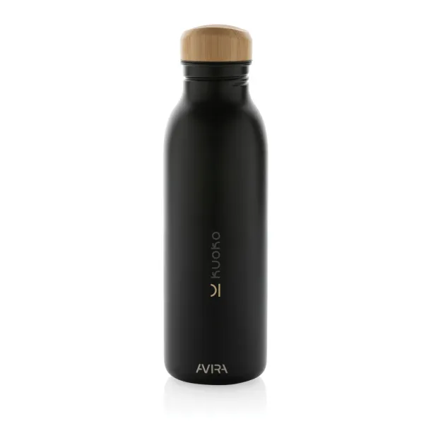  Avira Alcor RCS Re-steel single wall water bottle 600 ML - Avira Black 