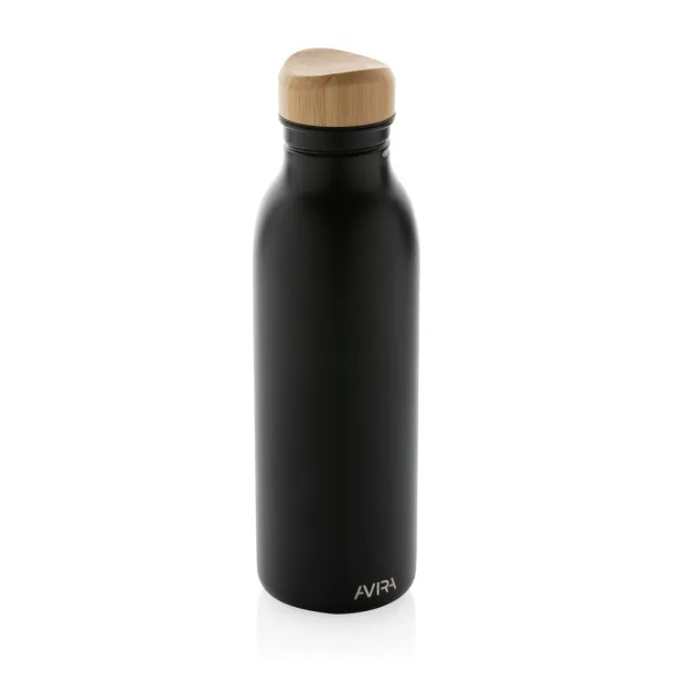  Avira Alcor RCS Re-steel single wall water bottle 600 ML - Avira Black 