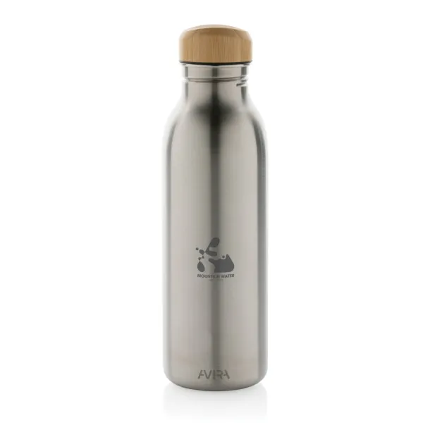  Avira Alcor RCS Re-steel single wall water bottle 600 ML - Avira Silver 