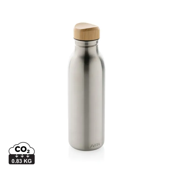  Avira Alcor RCS Re-steel single wall water bottle 600 ML - Avira Silver 