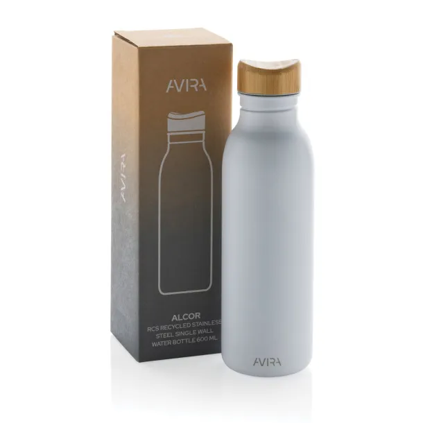  Avira Alcor RCS Re-steel single wall water bottle 600 ML - Avira White 