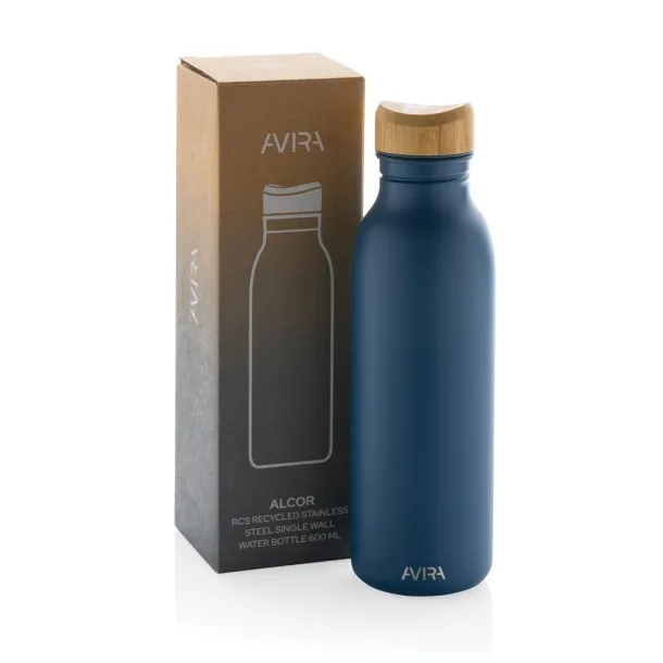  Avira Alcor RCS Re-steel single wall water bottle 600 ML - Avira blue 