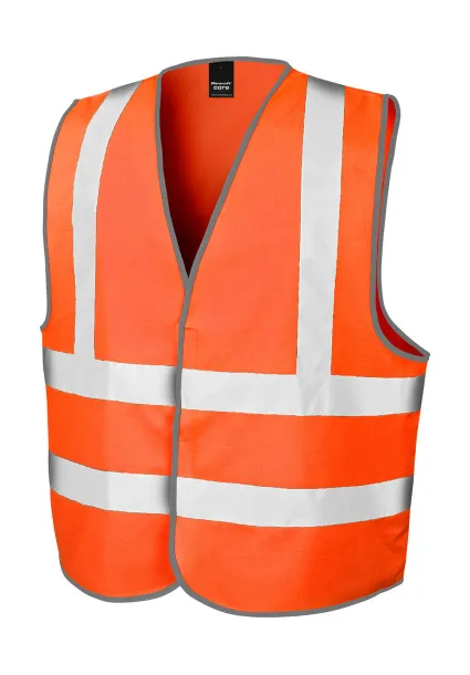  Hi-Vis Motorway Vest - Result Safe-Guard Fluorescent Orange