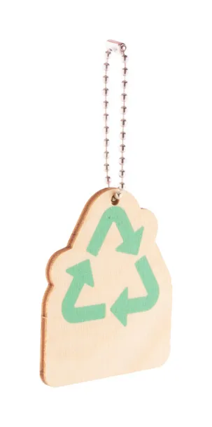 EcoRing keyring, garbage truck Natural