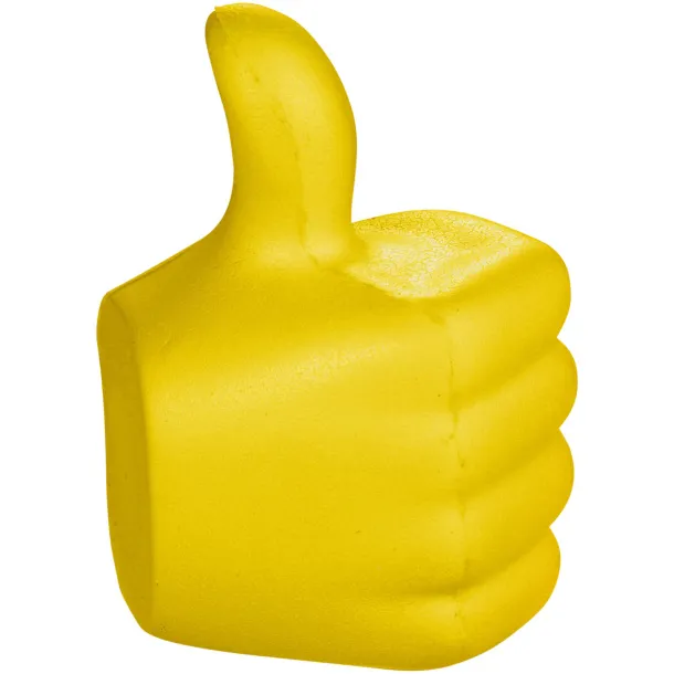Thumbs-up stress reliever - Bullet Yellow