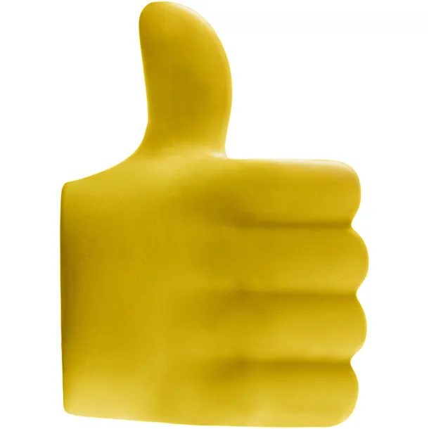 Thumbs-up stress reliever - Bullet Yellow